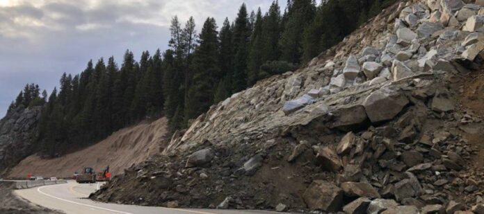 Smiths Ferry rockslide