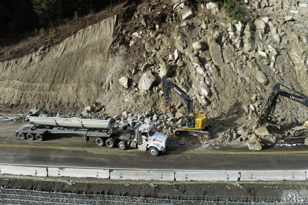 Smiths Ferry Rock Slide